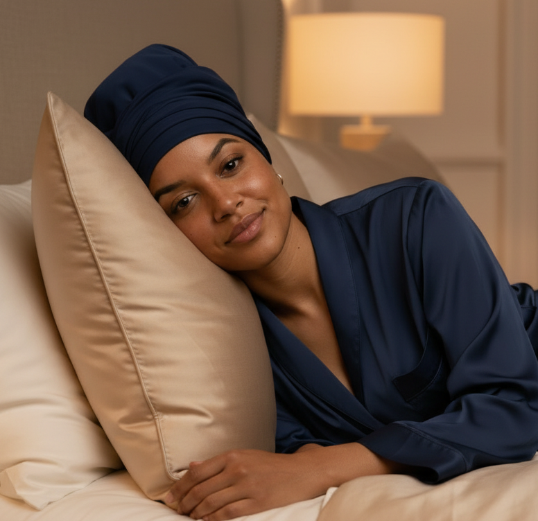 Cocon de soie Bleu Minuit