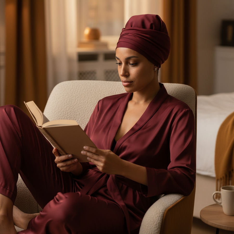 Cocon de soie Rubis nocturne