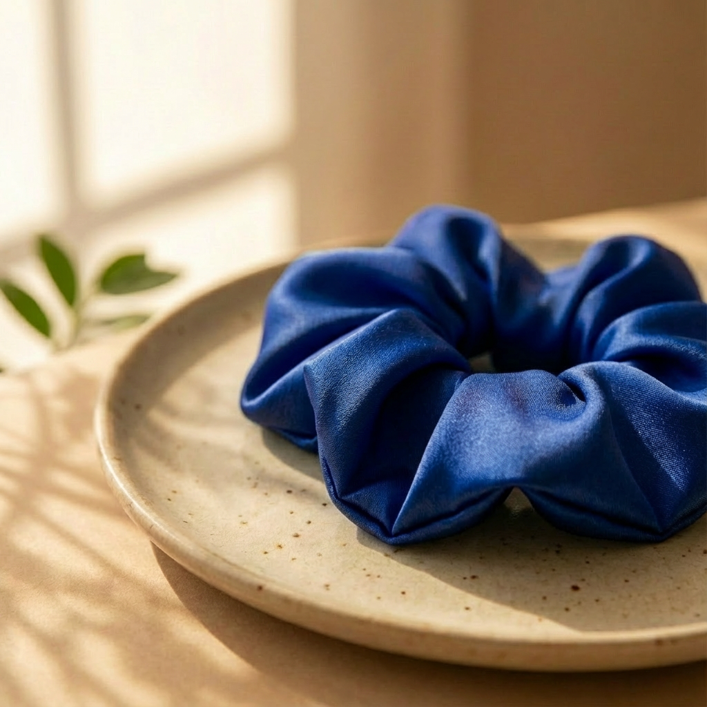 Curly Hug - Chouchou en pure soie de mûrier