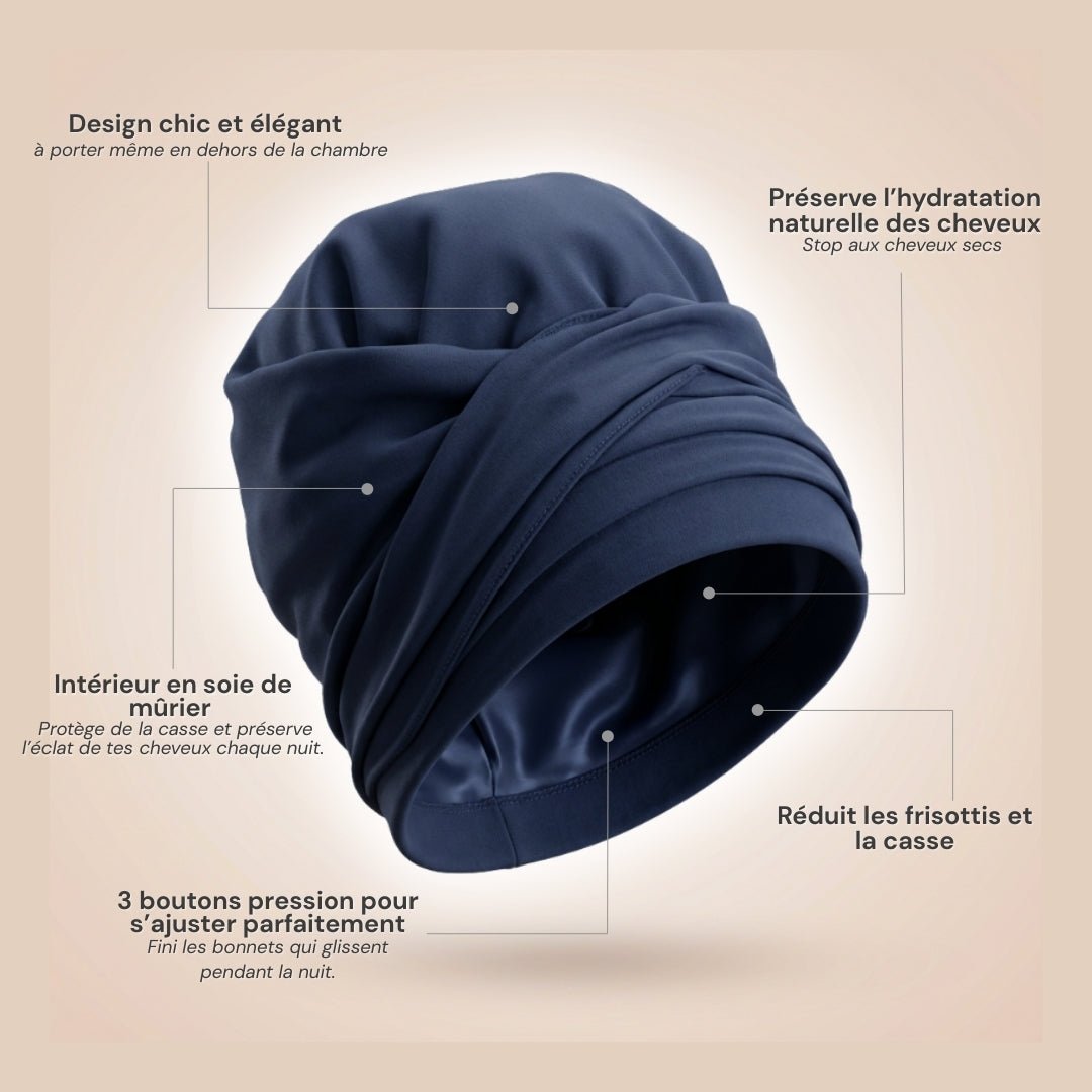 Cocon de soie Bleu Minuit