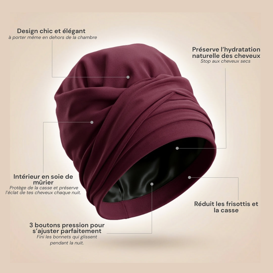 Cocon de soie Rubis nocturne