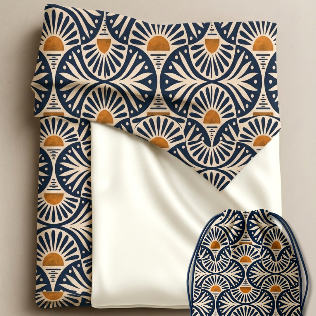 Cocon de soie Médina + pochette