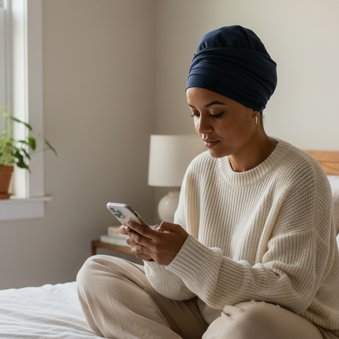 Cocon de soie Bleu Minuit