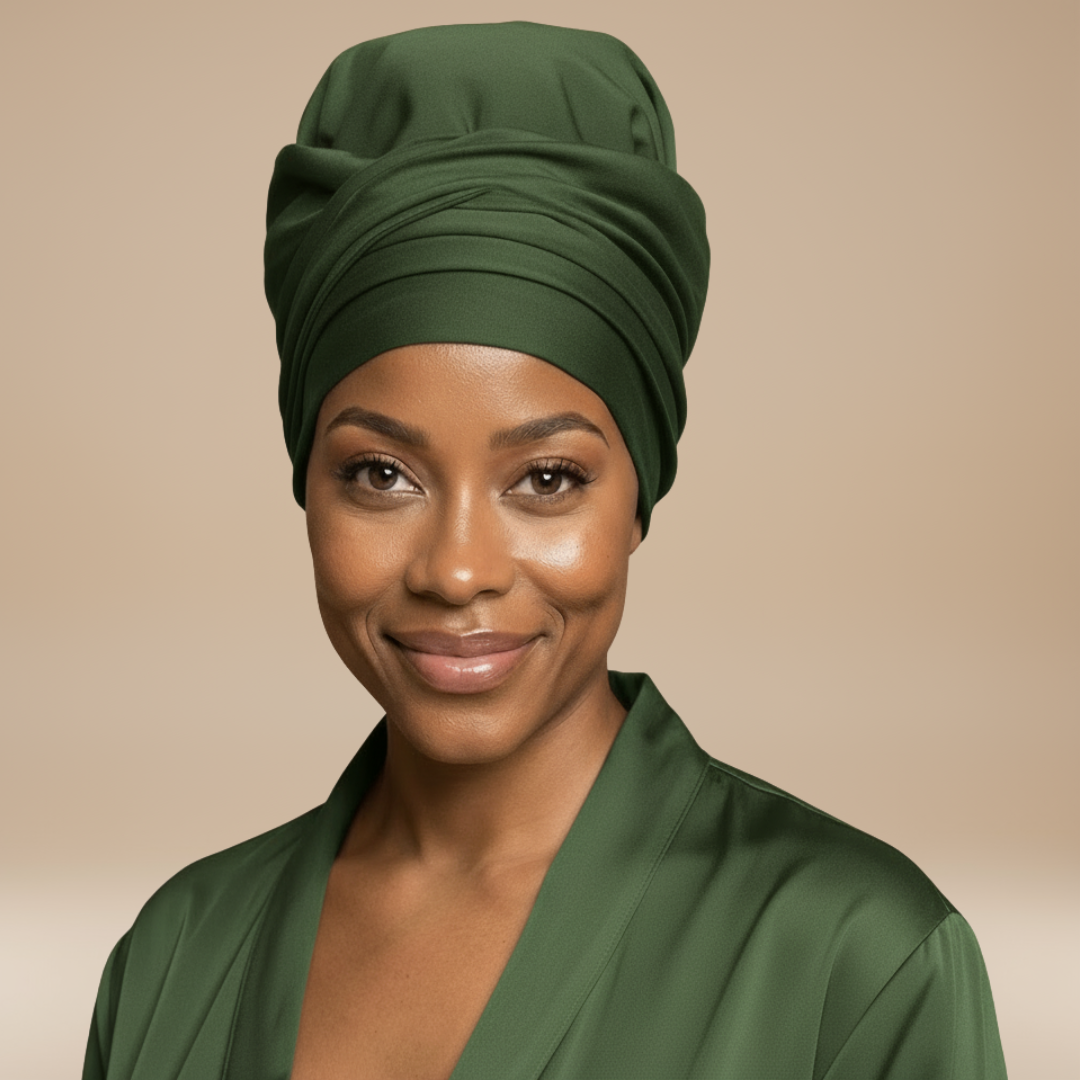 Cocon de soie Kaki Profond