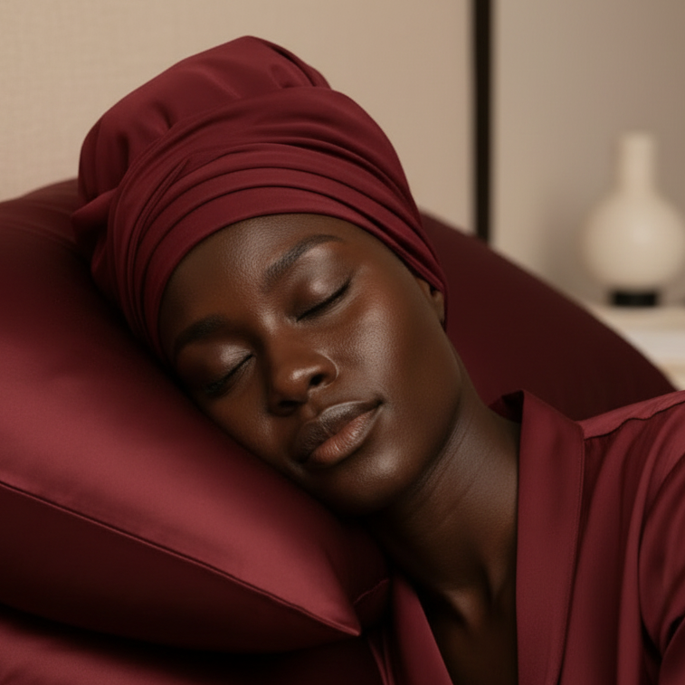 Cocon de soie Rubis nocturne